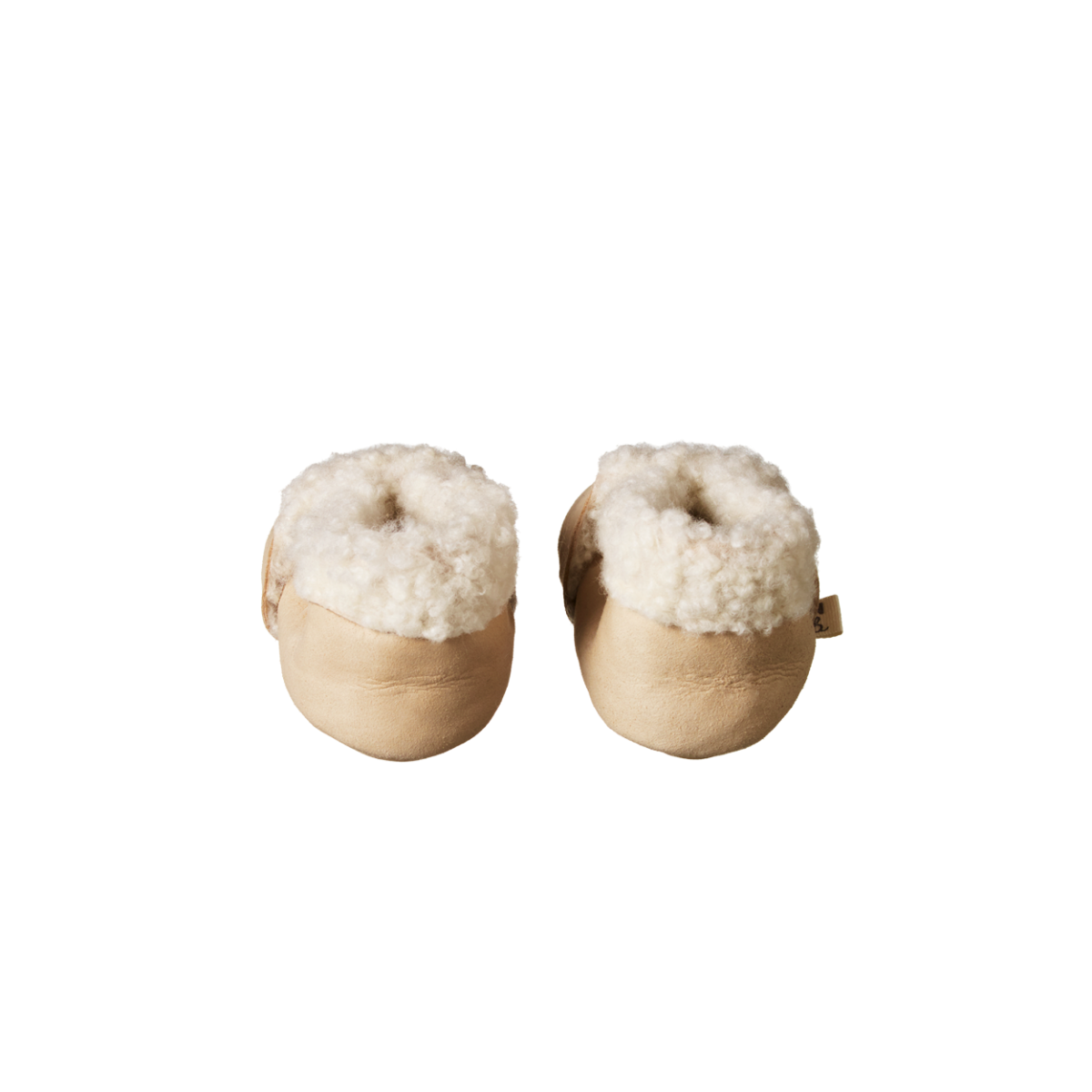 Nature Baby Lambskin Booties - Cream