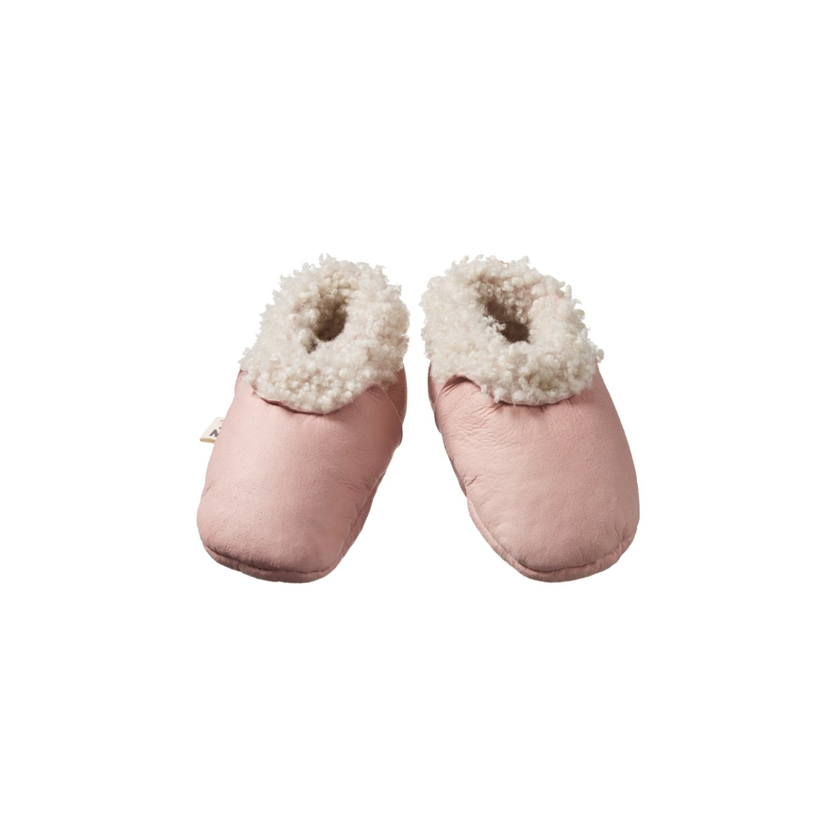 Nature Baby Lambskin Booties - Rose Bud