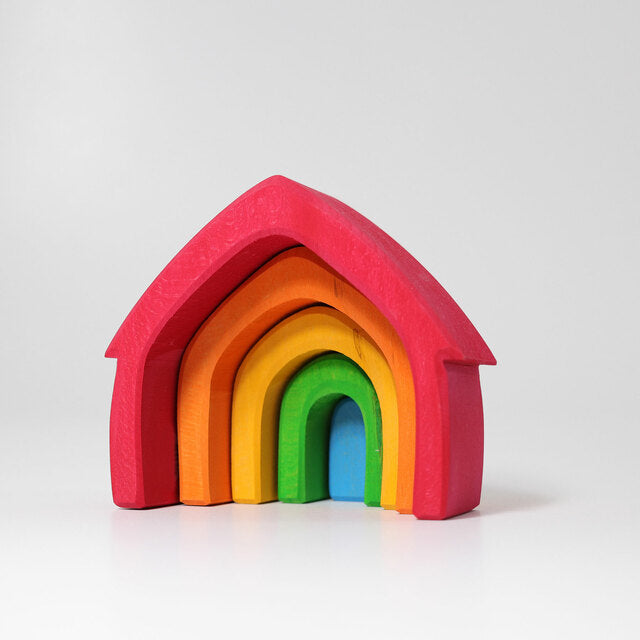 Grimm's Stacking House Coloured