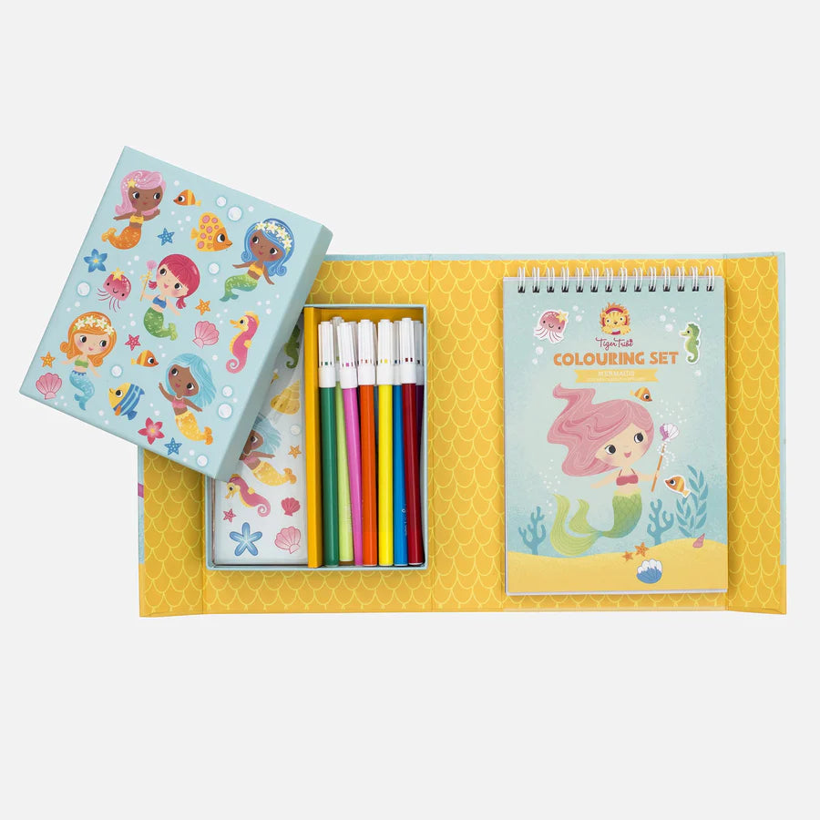 Colouring Set - Mermaids - by Tiger Tribe