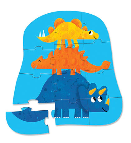 Mini Puzzle 12 pc - Dino Friends by Crocodile Creek