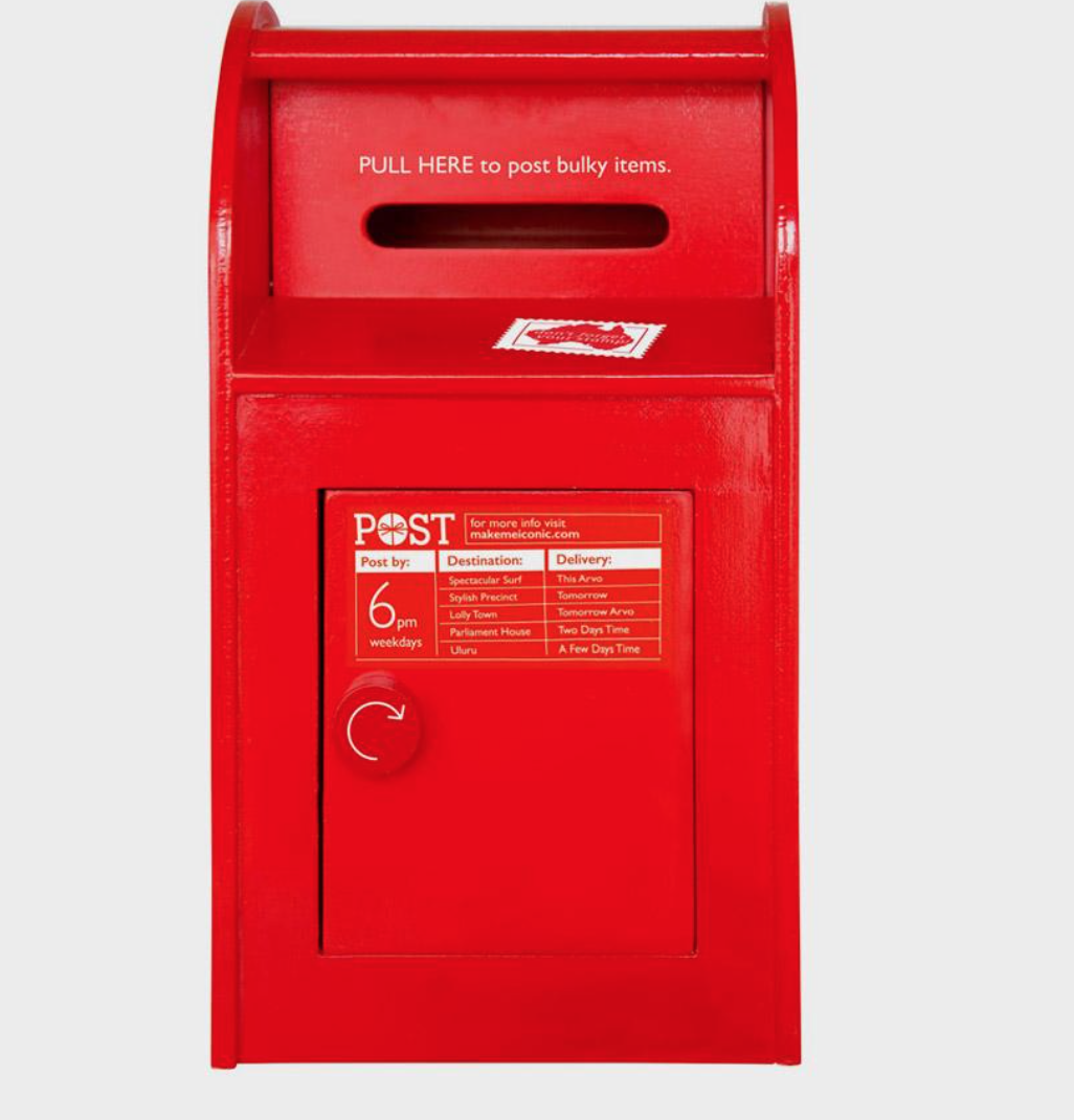 Australian Post Box by Make Me Iconic