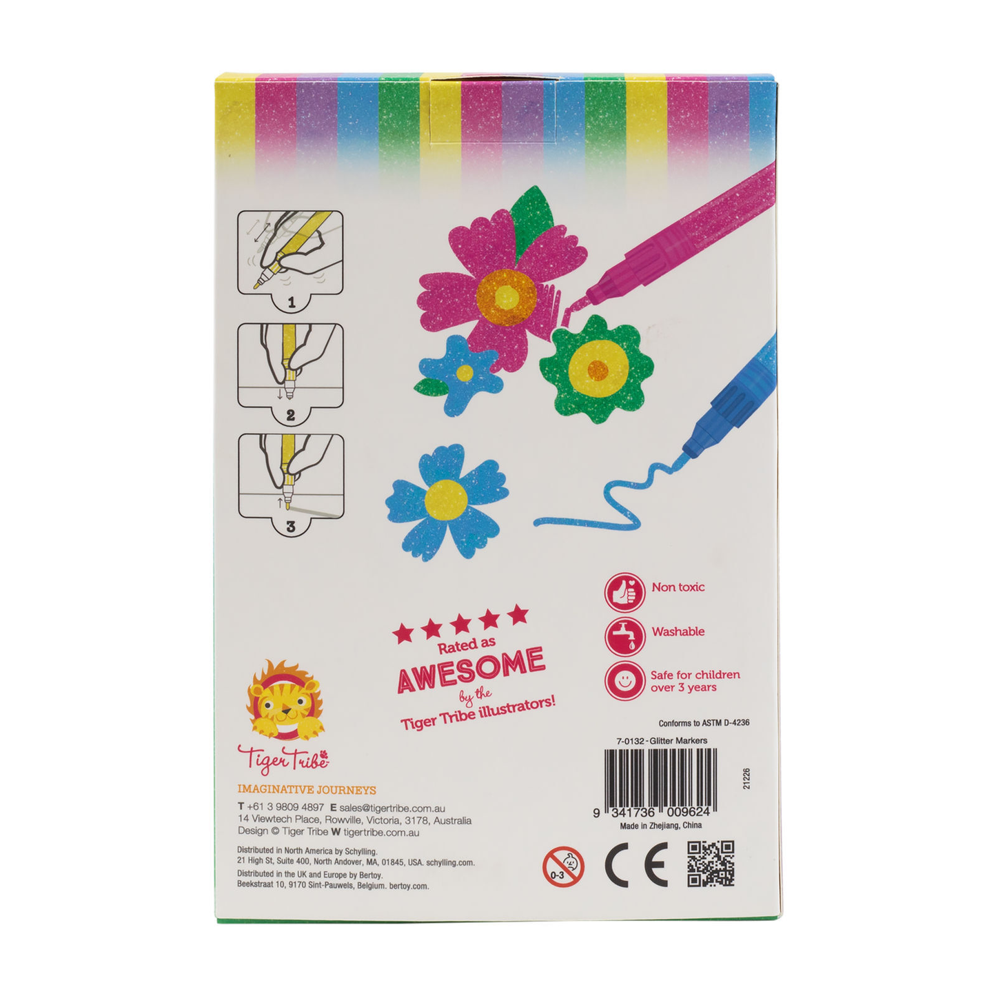 Glitter Markers by Tiger Tribe