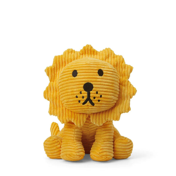 Lion Plush Corduroy Yellow (24cm)