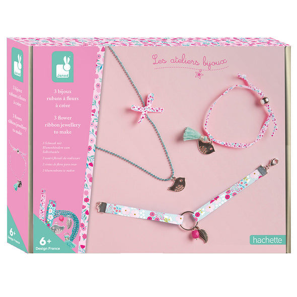 Janod-Flower Ribbon Jewellery Kit