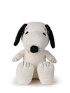 Snoopy Sitting Corduroy Cream in Giftbox