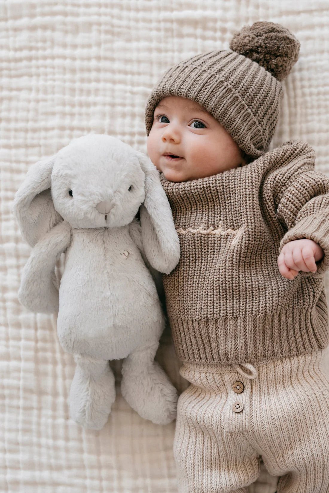 Jamie Kay Snuggle Bunnies - Penelope the Bunny - Moonbeam 30cm
