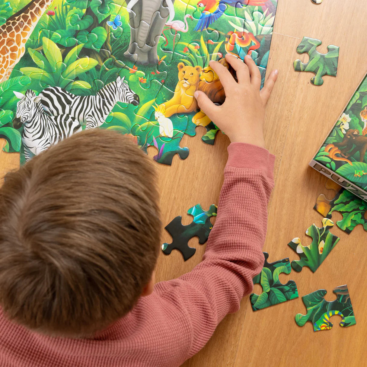 Crocodile Creek - Holographic Puzzle 100 pc - Jungle Paradise