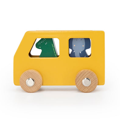 Trixie Wooden animal car set