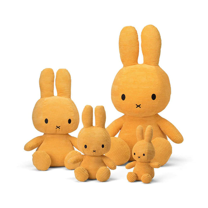 Miffy Plush Sitting Corduroy Yellow (33cm)