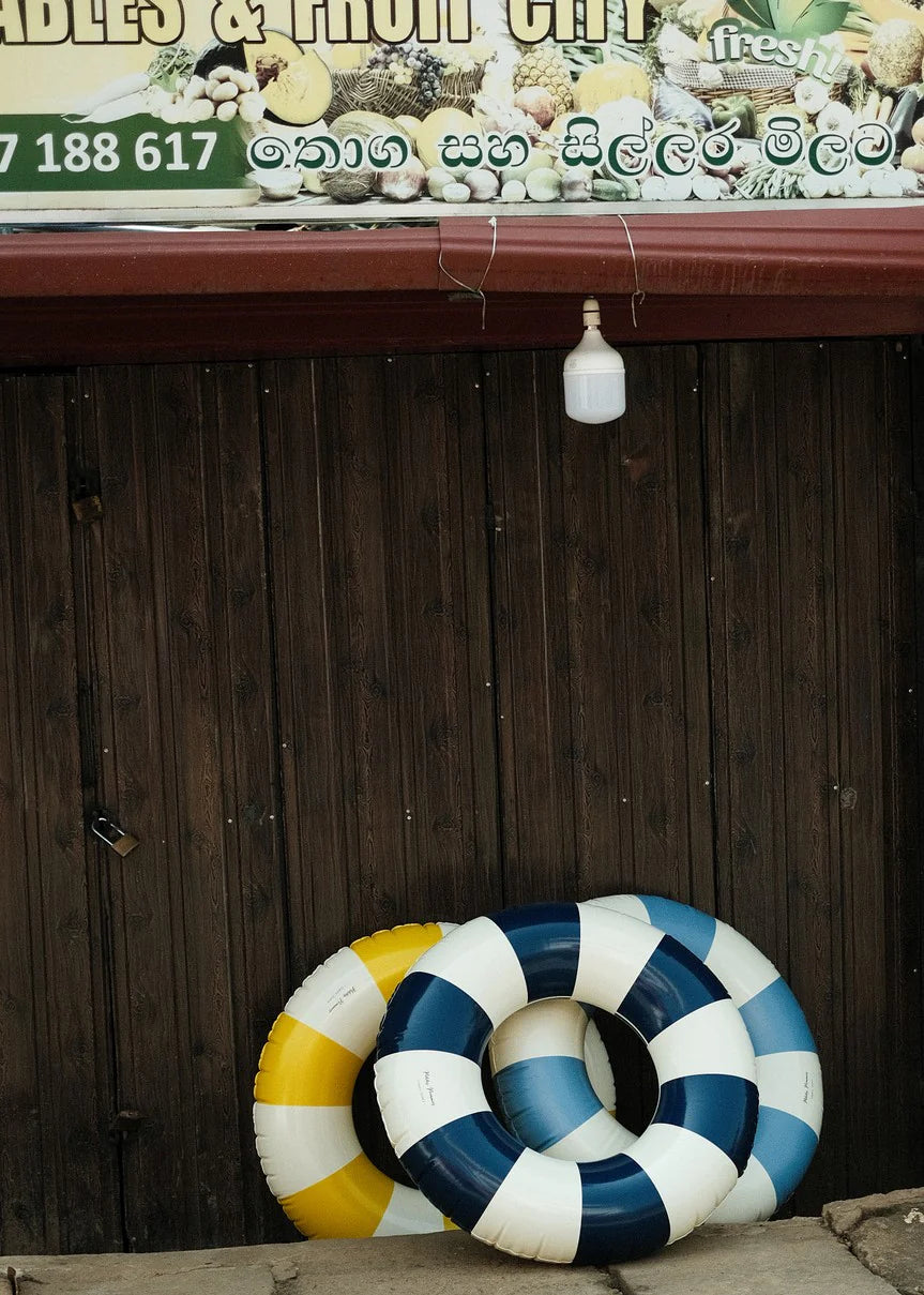 Petites Pommes Swim Ring Cannes Blue