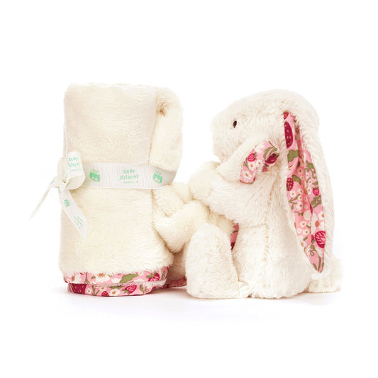 Jellycat -Blossom Cream Bunny 'Berry' Soother