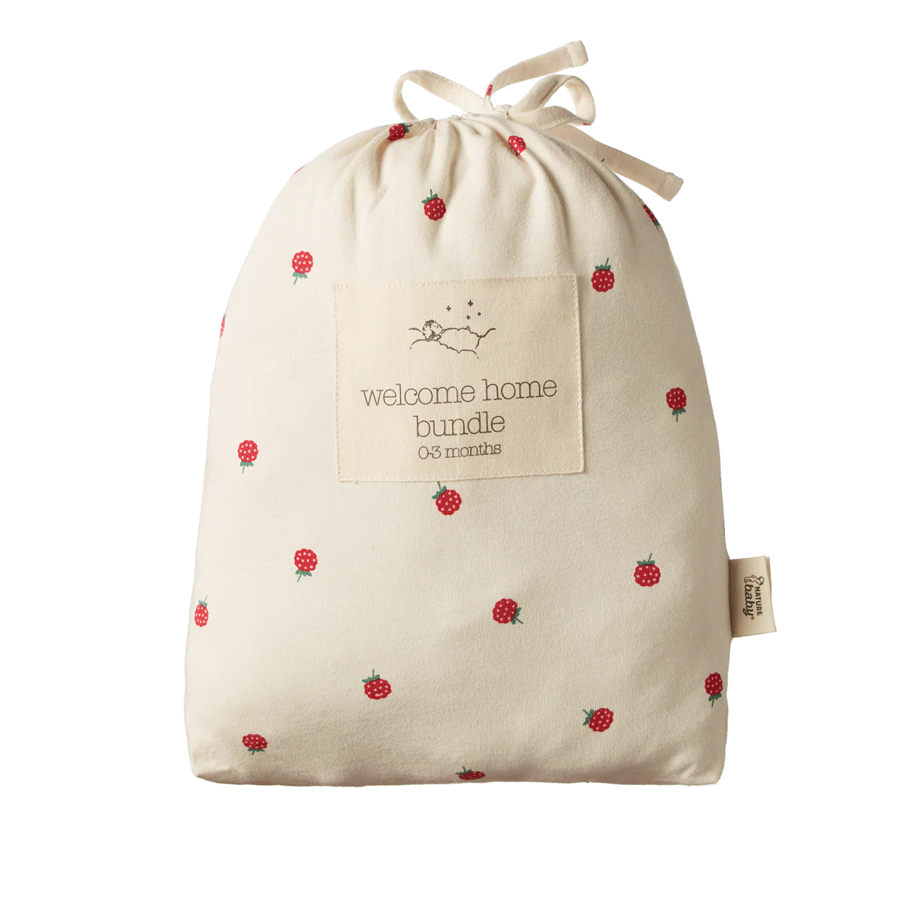 Nature Baby Welcome Home Gift Set Raspberry Print