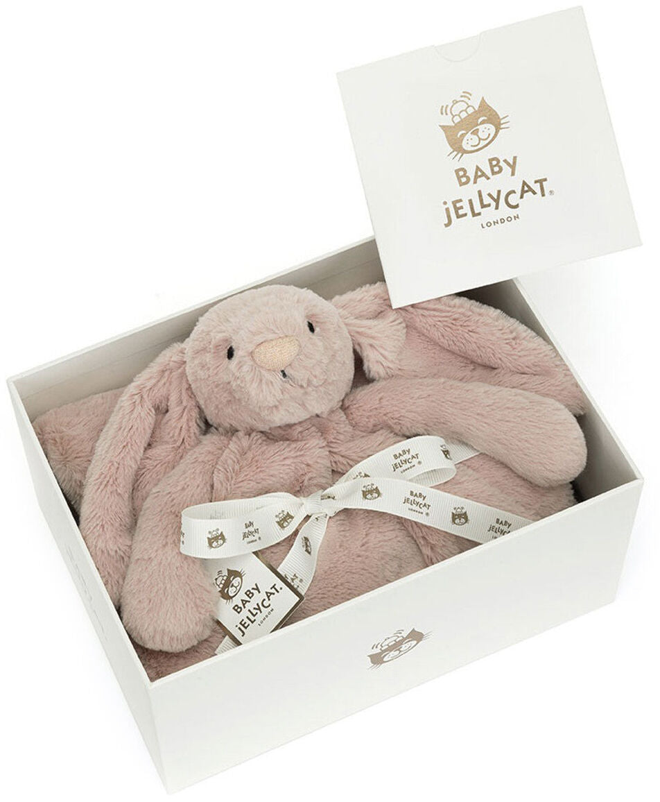 Jellycat Bashful Luxe Bunny Rosa Blankie
