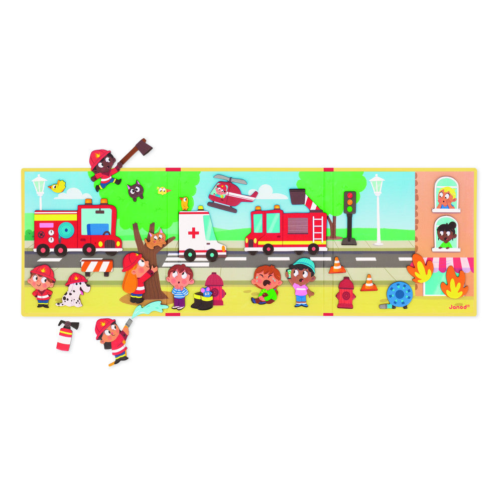 Janod - Firefighters Magneti'Stories