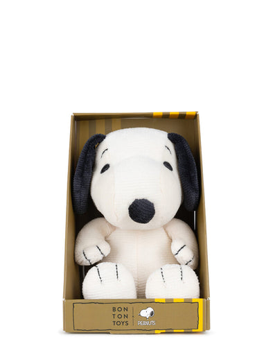 Snoopy Mini Corduroy Cream in giftbox - 17cm - 7"