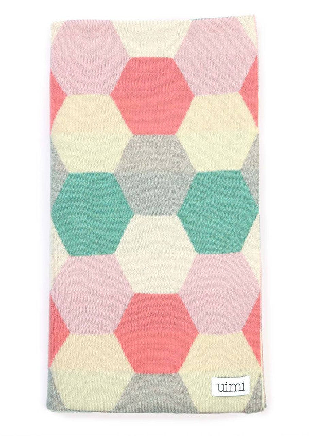 Uimi Honey Double Sided Hexagon - Peony