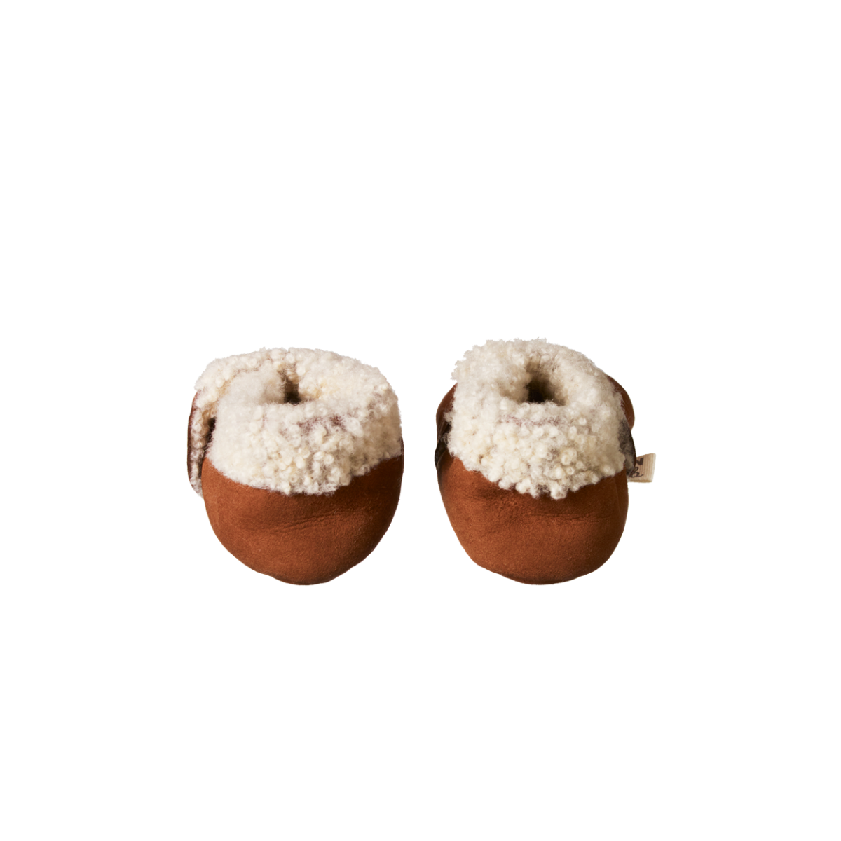 Nature Baby Lambskin Booties - Cinnamon