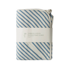 Nature Baby Hooded Bath Towel Powder Blue Sailor Stripe