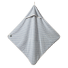 Nature Baby Hooded Bath Towel Powder Blue Sailor Stripe