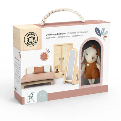 Speedy Monkey Dolls House Bedroom Furniture