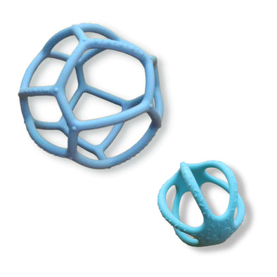 2 Pack Sensory Ball & Fidget Ball - Soft Blue and Soft Mint by Jellystone Designs