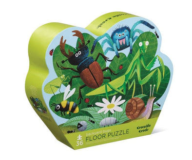Classic Floor Puzzle 36 pc - Backyard Bugs by Crocodile Creek
