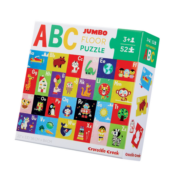 Let's Learn Puzzle 52 pc - Kids World ABC - by Crocodile Creek