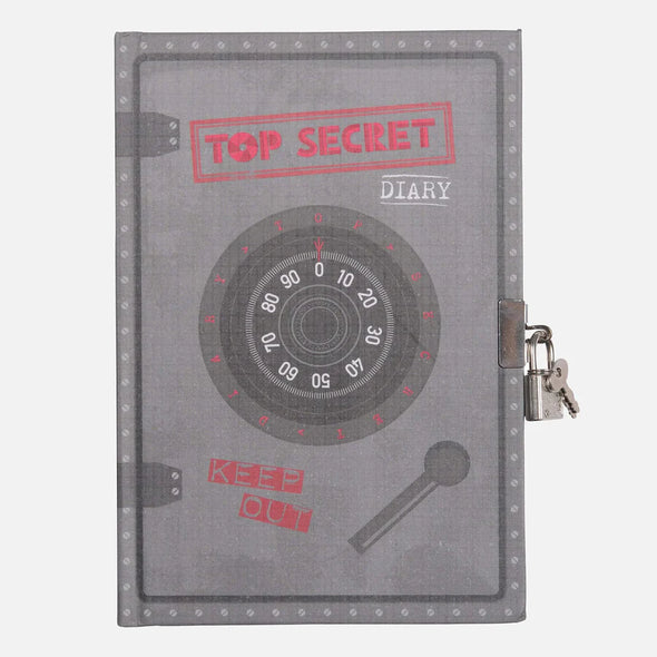 Lockable Diary - Top Secret By Tiger Tribe