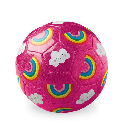 Glitter Soccer Ball - Rainbow (Size 3) by Crocodile Creek