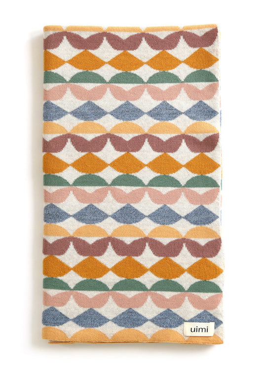 UIMI | Beau Merino Wool Blanket - Mango