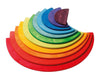 Rainbow Semi Circles (11 pieces) by Grimm’s