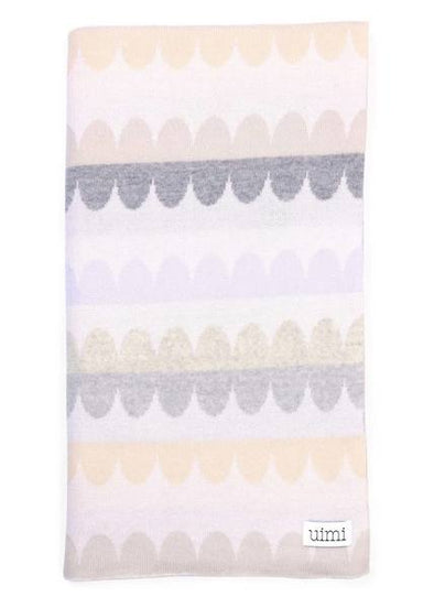 Uimi Molly Blanket - Salt - Merino Wool