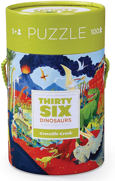 36 Animals Puzzle (100pc) - Dinosaurs by Crocodile Creek