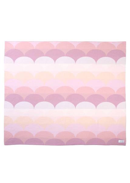 Uimi Memphis Blanket - Rose - Merino Wool