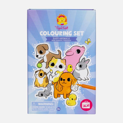 Colouring Set - Baby Animals by Tiger Tribe