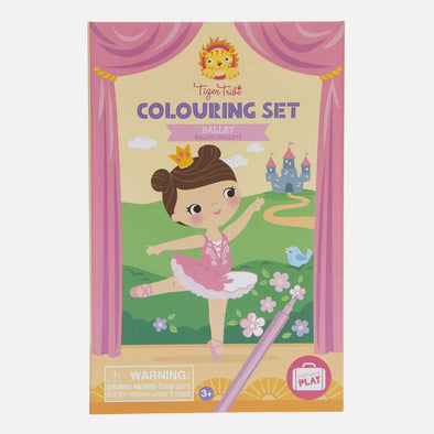 Colouring Set - Ballet - by Tiger Tribe