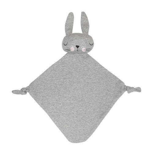 Grey Bunny Comforter by Mister Fly