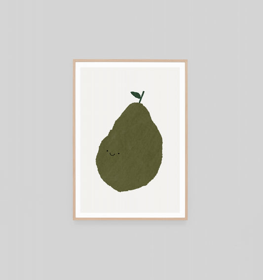 Fruit Friend - Pear Print by Middle of Nowhere