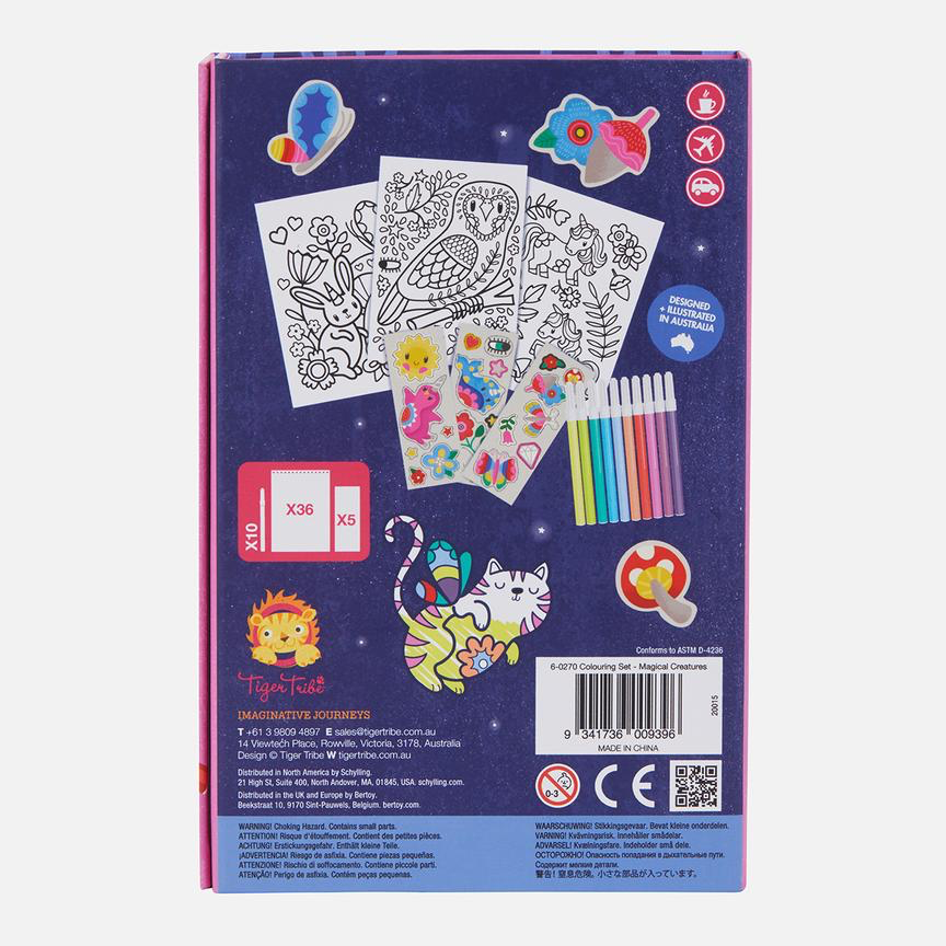 Colouring Set - Magical Creatures - by Tiger Tribe