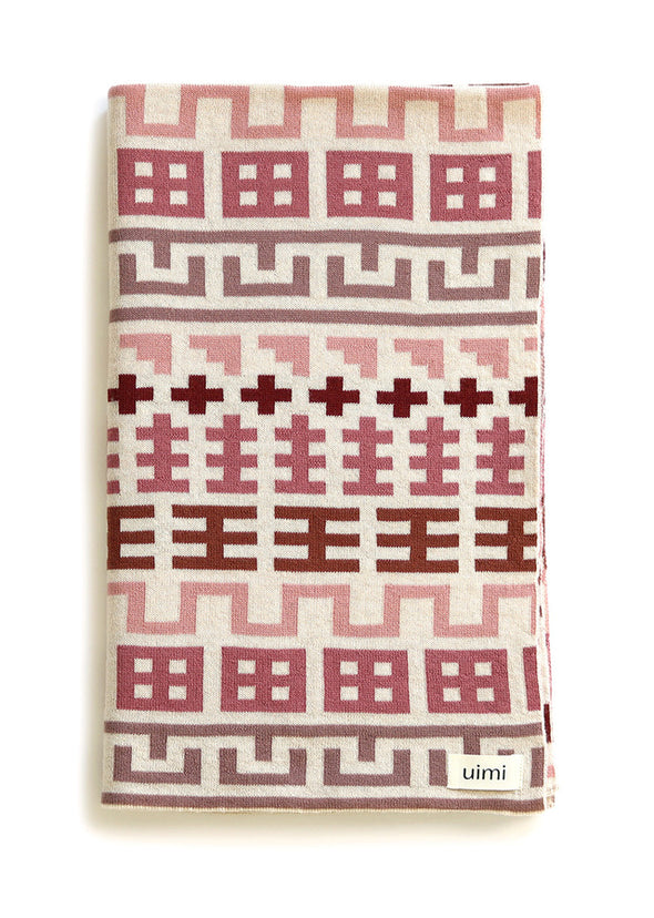 UIMI | Olympia Merino Wool Blanket - Grape